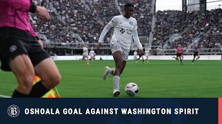 Bay FC Goal by Oshoala against Washington Spirit