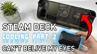 Steam Deck Cooling Part #2 - Can't Believe How Good This JSAUX Fan Works