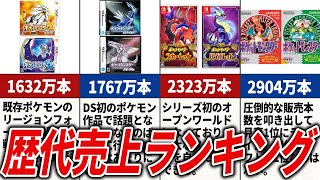 【世界中で大ヒット】歴代ポケモンシリーズ売上本数ランキングTOP10