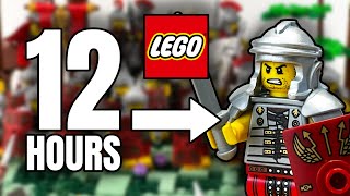 Can I build a LEGO Roman Battle Scene in 12 Hours?!