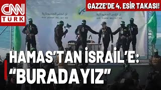 Hamas'tan Film Gibi Takas! Hamas Dünyaya Ne Mesaj Verdi? İşte O Görüntüler...