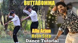 ButtaBomma Hook Step Tutorial - Allu Arjun | #AlaVaikunthapurramuloo | Step by Step | ASquare Crew
