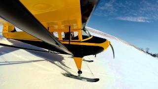 Winter2014 Taylorcraft mski flying