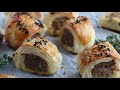 sausage roll طرز تهیه رولت سوسیس