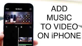How To Add Music Over Video On iPhone! (2023)