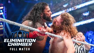 FULL MATCH — Roman Reigns vs. Sami Zayn — Undisputed WWE Universal Title: Elimination Chamber 2023