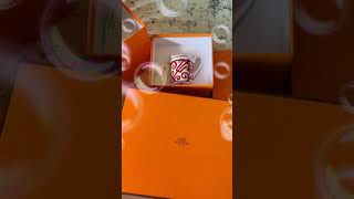 Hermes Balcon Du Guadalquivir Rouge tableware tea set // AhhhSoNeo