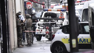 Two injured in Paris knife attack in 'terror attack' near the former offices of Charlie Hebdo