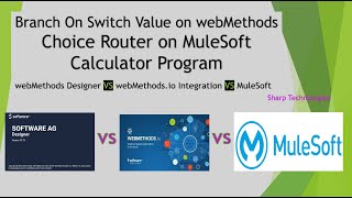 How to use Branch (Switch case) on #webMethods.io | #MuleSoft | #webmethods On-premise Designer