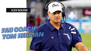 FAU Coach Tom Herman Confronts USF's Alex Golesh After Heated 44-21 Loss | Tense Sideline Exchange