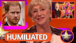 Helen Mirren  HUMILIATES  Harry  live  On the  Graham Norton Show