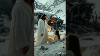 Jesus saves you from snow ❄️ #youtubeshorts #newjesuschristsong #love #jesuschrist #viralshort