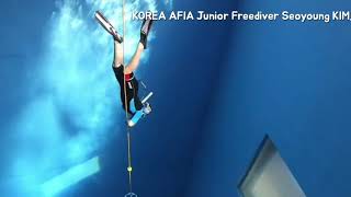 [FREEDIVING Team Bruce] KOREA AFIA Junior Freediver Seoyoung KIM