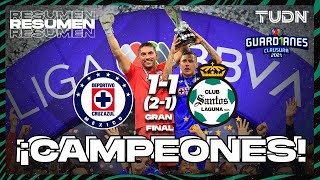 Resumen y goles | Cruz Azul vs Santos | Torneo Guard1anes 2021 MX Final vuelta | TUDN