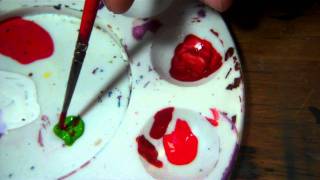 How to: Mix a darker red paint