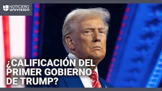 ¿Cómo le fue a Trump en economía, inmigración y salud en su primer mandato? Expertos lo califican