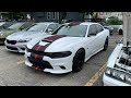 charger and challenger hellcats scatpacks leaving car meets *compilation* crazy pulls and more…