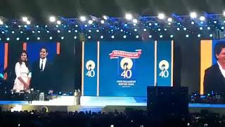 Reliance 40 years celebration shahrukh khan speech on lungi dance