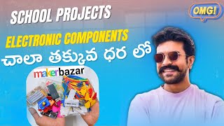 Unboxing Of Electronic Components In Telugu | Telugu Expriments | MakerBazar @90skidexperiments