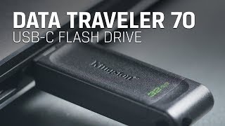 USB-C 隨身碟適用於 平板電腦、手機和膝上型電腦 – Kingston DataTraveler 70