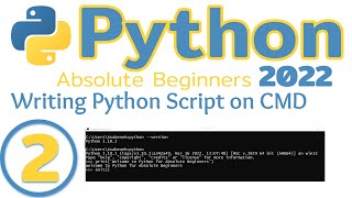 02 - Writing Python Script on Command Prompt