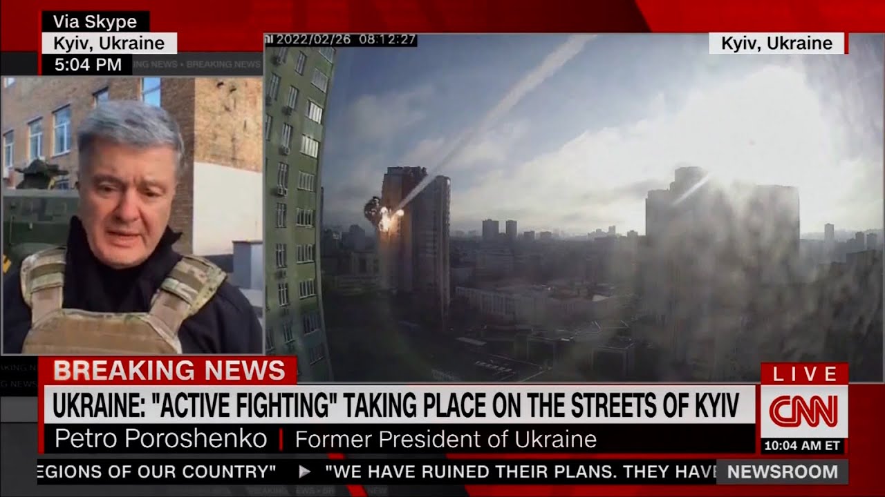 Russia Attacks Ukraine, CNN, Februrary 26, 2022, 9 AM - 12 PM EST (Vol ...