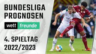 Bundesliga Tipps 4. Spieltag 22/23 ⚽ Vorschau & Prognose