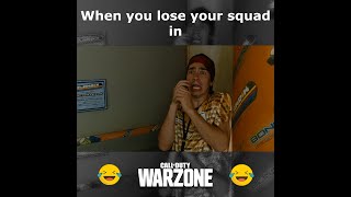 BEST WARZONE MEMES - When You Lose Your Squad  #shorts