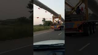 Heavy Equipment Transport On Indian Road | TATA Trucks | Long Truck