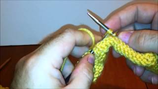 Centered Double Decrease (CDD) - Left Handed - English Style
