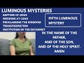 today holy rosary december 26 2024 thursday luminous mysteries daily catholic prayer