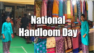 National Handloom Day 2021// జాతీయ చేనేత దినోత్సవం సందర్భంగా చేనేత హస్తకళా మేళా సందర్శించడం జరిగింది