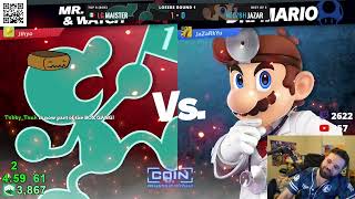 Maister (Mr. Game and Watch) vs JaZaR (Dr. Mario) - Coinbox 99 Losers Top 8 | 10 Apr 24'