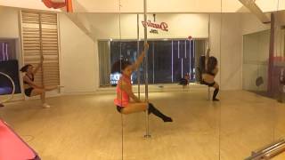 Dazzling Pole studio-Bibi鋼管舞碼20151113