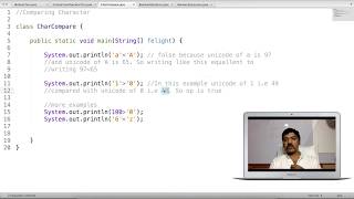 [Java Basics] Character Comparison in Java | Comparing for unicode of character in Java