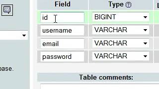 PHP Tutorial – 23 – Adding Tables to MySQL Database