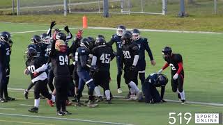 WCSSAA Football Playoffs (Sr. Quarterfinal) - SJAM Highlanders vs Glenview Park Panthers