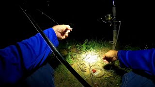 Santai²malam❗Mancing ikan patin sungai pahang