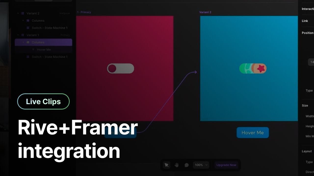 Add Interactivity To Framer With Components - YouTube