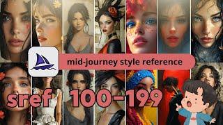 MidJourney Style Reference Test | SREF 100 to 199 Comparison | AI Art Evolution (sref codes)