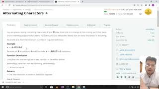 Alternating Characters - Hackerrank.
