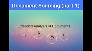 Document Sourcing (part 1): HIPP analysis
