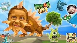 Mike & Duddy play DRAGON CITY!  Collection / GEMS / Battle!  (iOS FGTEEV Gameplay)