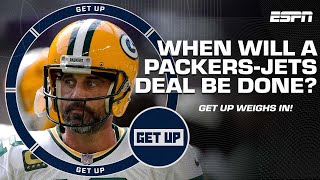 Why the Packers-Jets deal needs to be done before the NFL Draft 👀 | Get Up