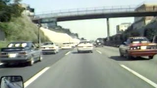 昭和62年の東名～首都高速とヤン車の集団（車載カメラ）　Tomei and Shuto Expressway 1987