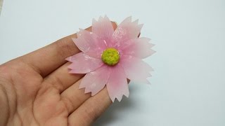 코스모스 꽃 만들기  클레이 / cosmos( Mexican Aster )  How to make a Mexican Aster ( clay )