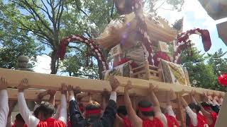 2024年　津田神社　思案橋屋台入魂式