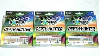 Плетеная леска power pro depth-hunter