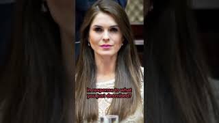 Newly Released Hope Hicks Testimony