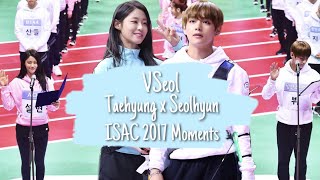 VSeol ISAC 2017 Moments | BTS' KimTaehyung (김태형) \u0026 AOA Kim Seolhyun (김설현)